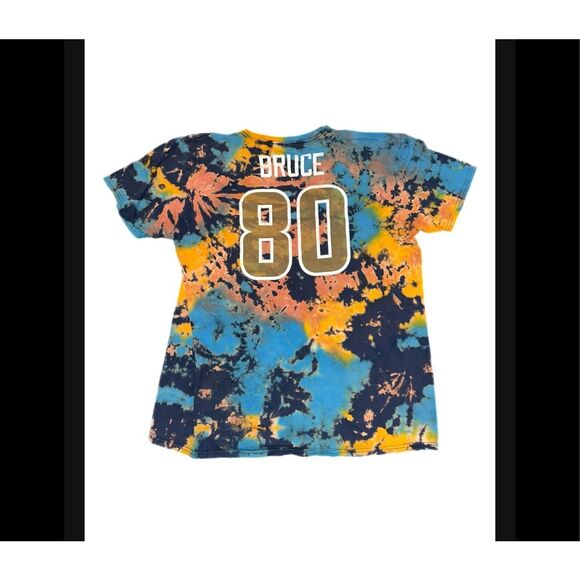 St. Louis Rams Isaac Bruce Hall Of Fame Tie-Dye Tee - Picture 2 of 4